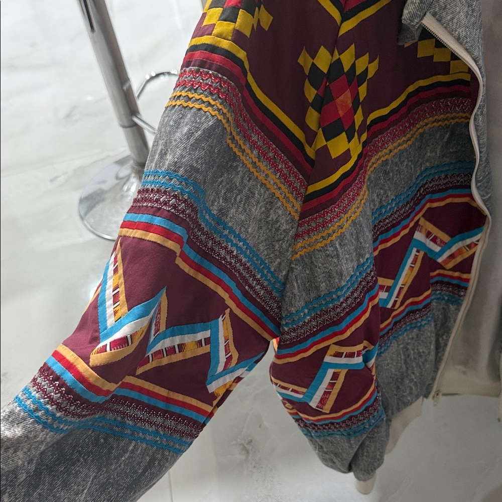 Men's Multicolor Patterned Jacket - image 3